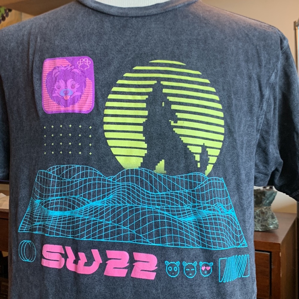 SSSNIPER WOLF Summer of 2022 SYNTHWAVE T SHIRT TEE SHIRT